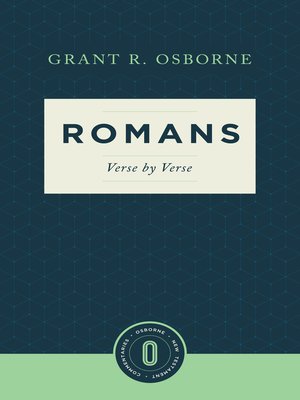 cover image of Romans Verse by Verse